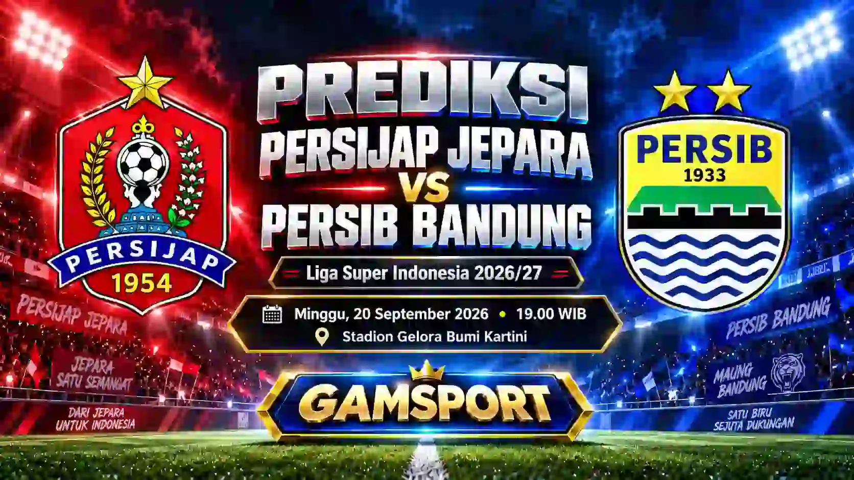 Prediksi Persijap Jepara vs Persib Bandung Liga Super Indonesia 2026/27