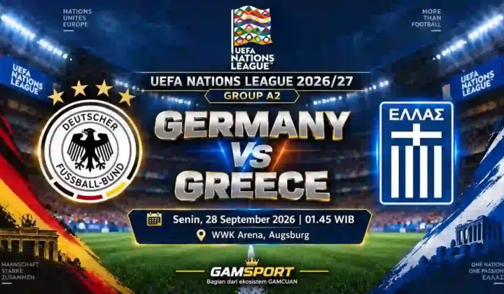 Germany vs Greece UEFA Nations League A 2026/27 di WWK Arena Augsburg