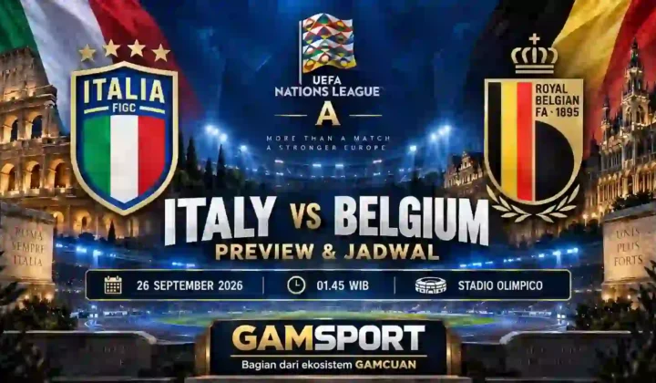 Italy vs Belgium UEFA Nations League A 2026/27 di Stadio Olimpico Roma
