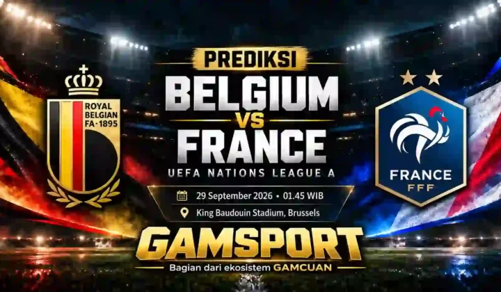 Prediksi Belgium vs France UEFA Nations League A 2026/27