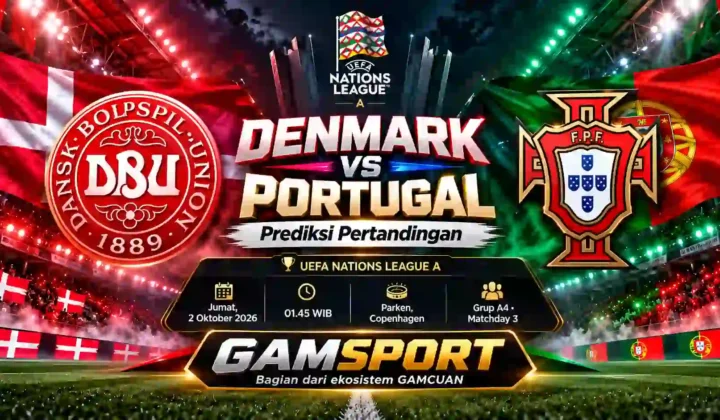 Prediksi Denmark vs Portugal UEFA Nations League 2026 di Parken Copenhagen