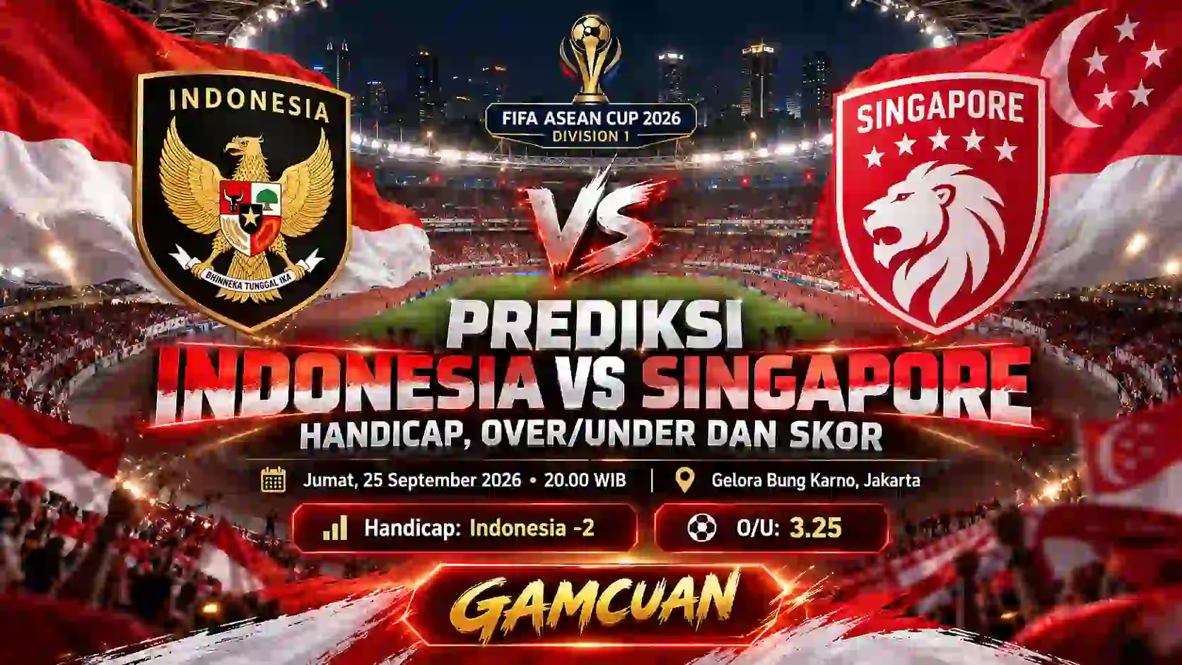 Prediksi indonesia vs singapore