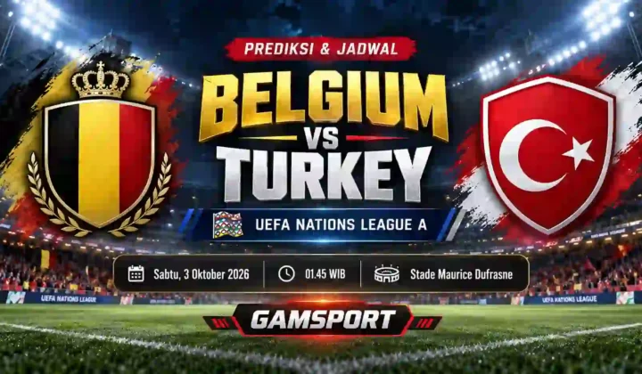 Prediksi Belgium vs Turkey UEFA Nations League A 2026