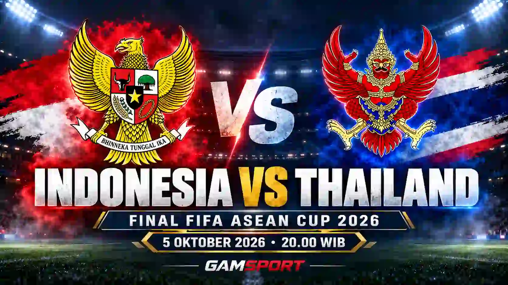 Indonesia vs Thailand final FIFA ASEAN Cup 2026